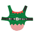 Christmas Elf Dog Costume – Festive Two-Leg Pet Outfit with Adjustable Fit (S–XXL)