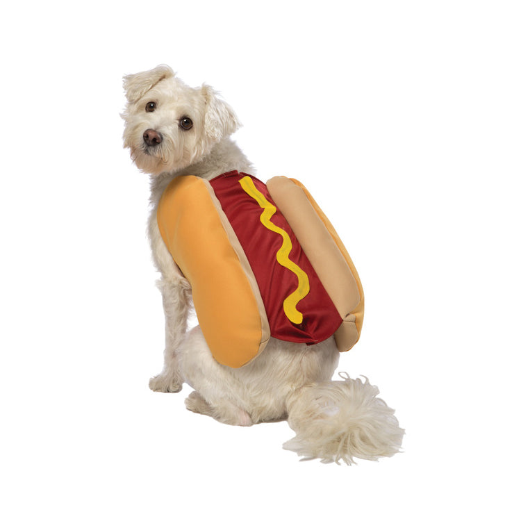 Hot Dog Dog Costume – Funny Halloween Pet Outfit for Dogs & Cats (S–XXL)