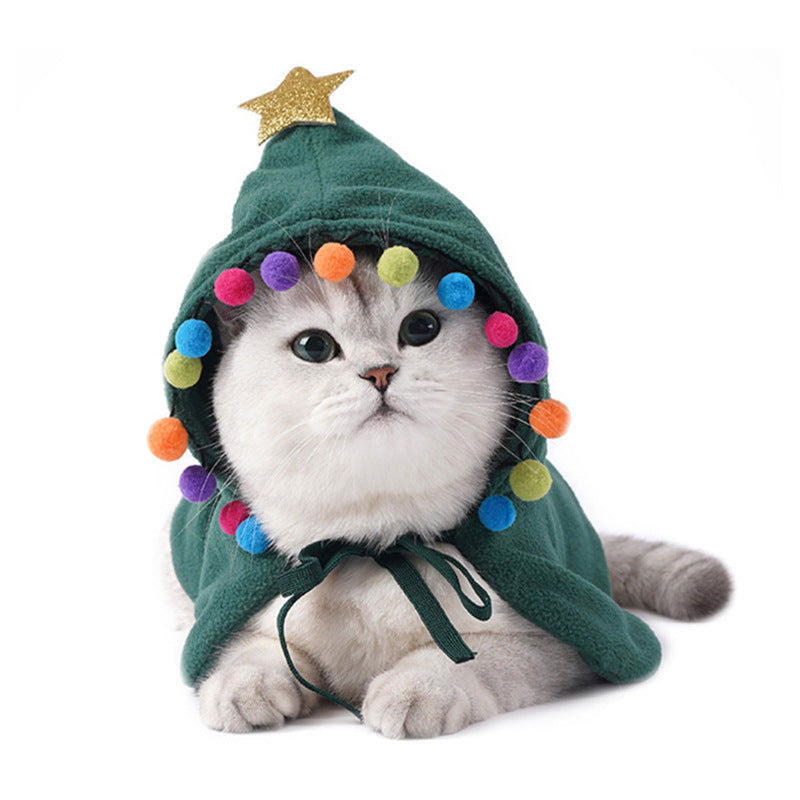 Cute Dog & Cat Costume Cloak – Halloween & Christmas Pet Cape Outfit