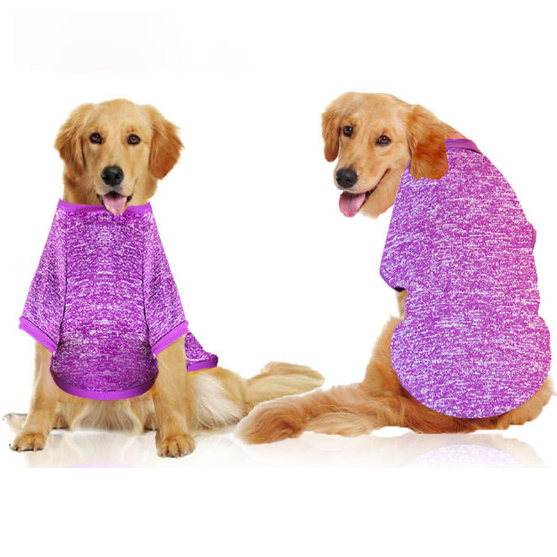 Large Dog Sweatshirt – Acrylic Warm Pet Sweater for Big Dogs (3XL–9XL)