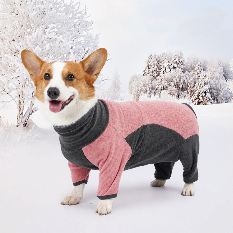 Winter Dog Coat – Warm Fleece Pet Jacket for Cold Weather (XXS–XXXL)