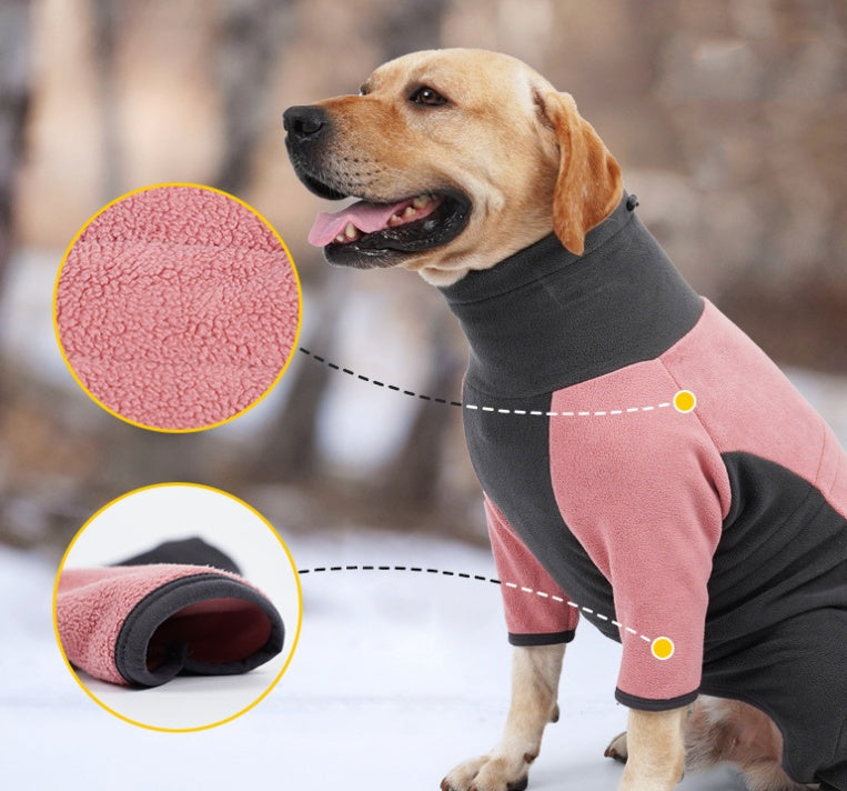Winter Dog Coat – Warm Fleece Pet Jacket for Cold Weather (XXS–XXXL)