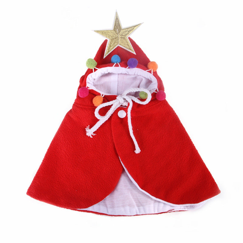 Cute Dog & Cat Costume Cloak – Halloween & Christmas Pet Cape Outfit