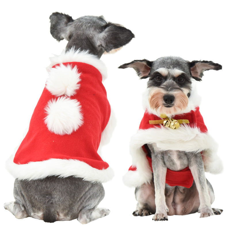 Cute Dog & Cat Costume Cloak – Halloween & Christmas Pet Cape Outfit