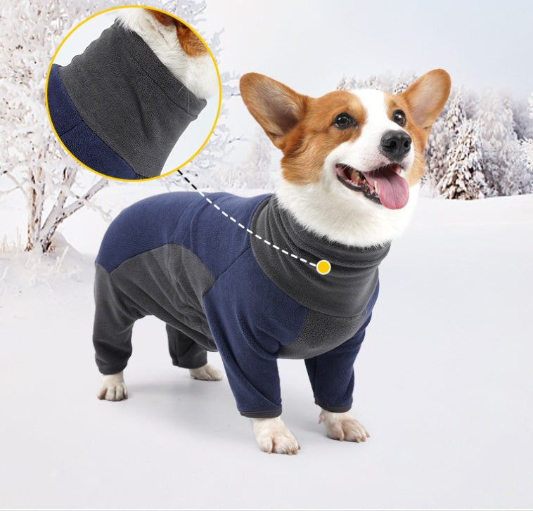 Winter Dog Coat – Warm Fleece Pet Jacket for Cold Weather (XXS–XXXL)