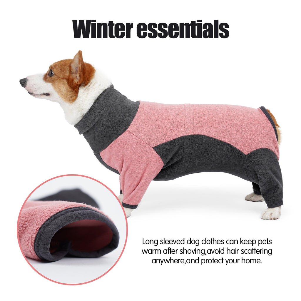 Winter Dog Coat – Warm Fleece Pet Jacket for Cold Weather (XXS–XXXL)